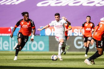 Houssem Aouar OL Lyon - Lorient