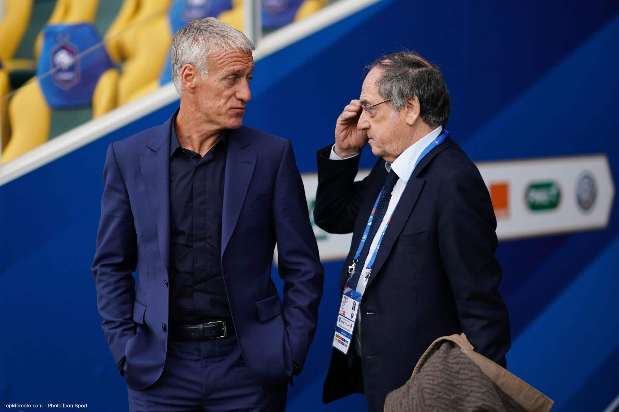 Didier Deschamps and Noel Le Graët