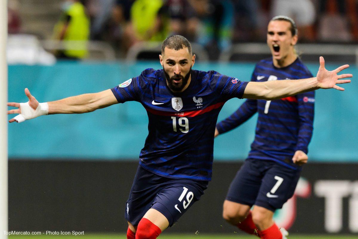 Karim Benzema et Antoine Griezmann, équipe de France