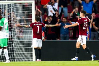 Sparta Prague-Rapid Vienne, C1
