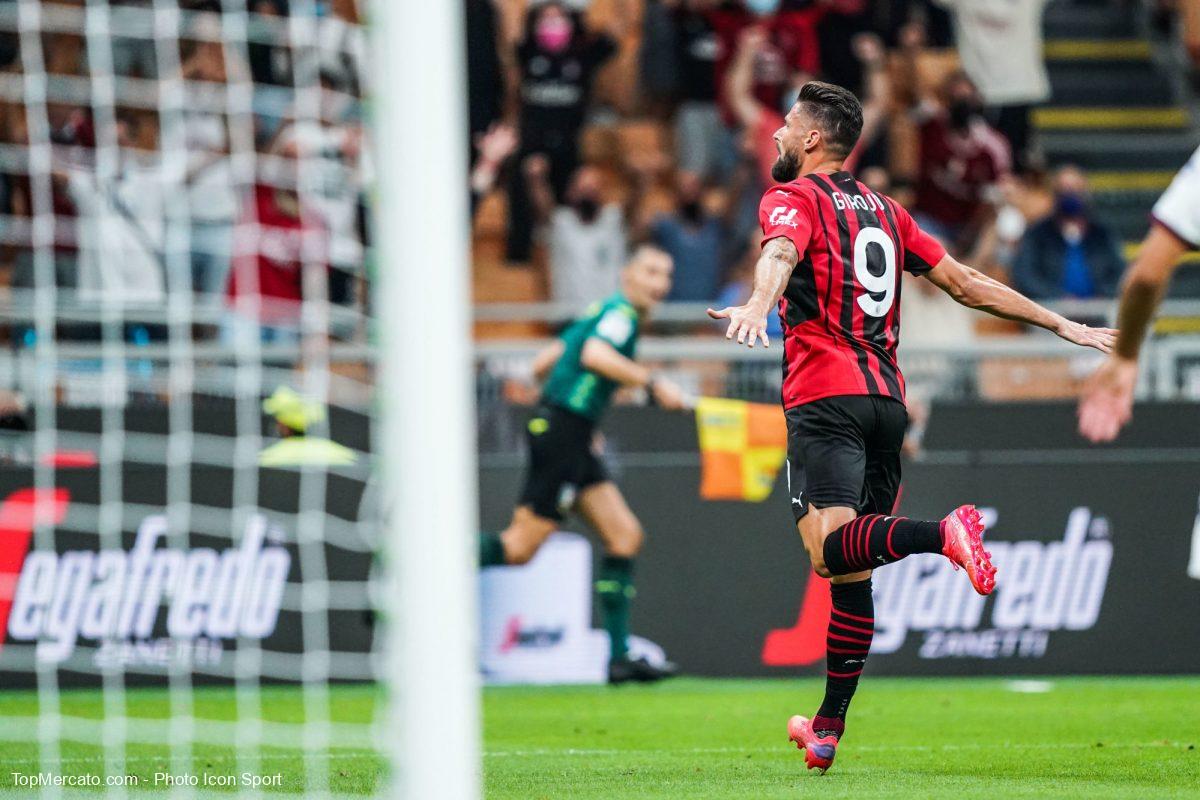 Olivier Giroud, Milan AC-Cagliari