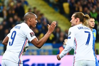 Anthony Martial et Antoine Griezmann, Ukraine-France