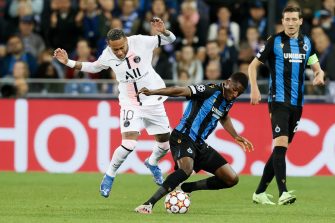 Neymar, Bruges-PSG