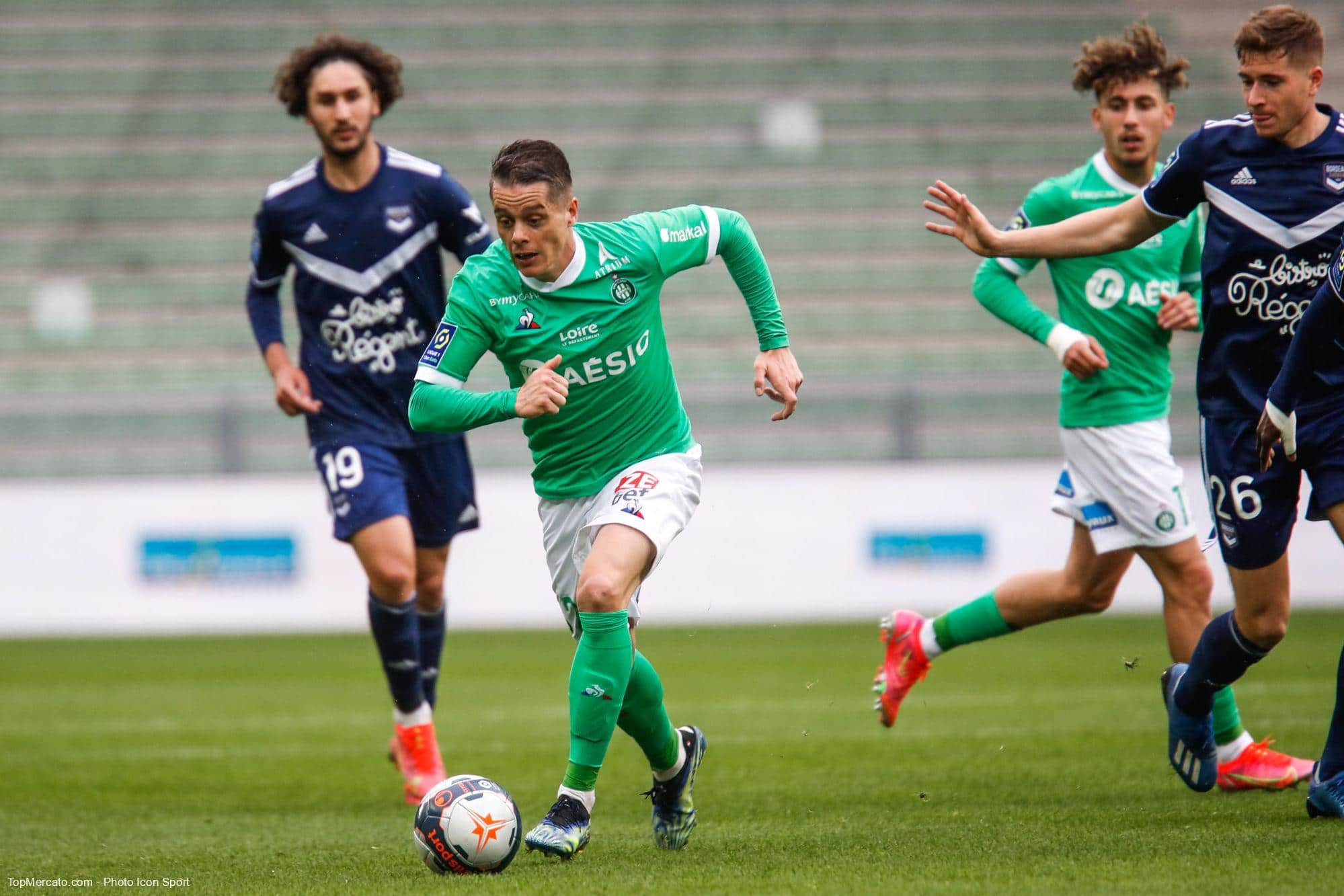 Romain Hamouma, ASSE Saint-Etienne - Bordeaux FCGB match