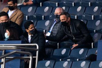 Nasser Al-Khelaïfi et Youri Djorkaeff