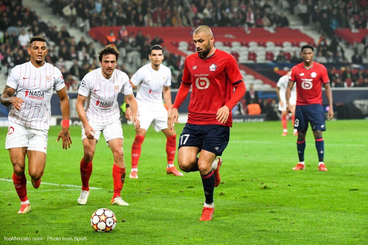 Burak Yilmaz, match Lille LOSC-FC Séville