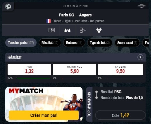 Paris sportifs Winamax