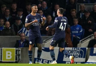 Gabriel Jesus et Phil Foden, Man City Manchester City
