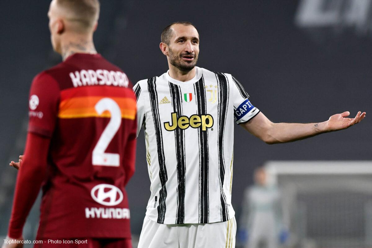 Giorgio Chiellini, match Juventus Turin - AS Roma