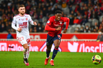 Jonathan David et Hugo Magnetti, match Lille LOSC-Stade Brestois SB29