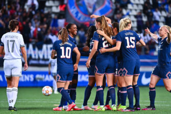 Jordyn Huitema, match PSG-Kharkiv