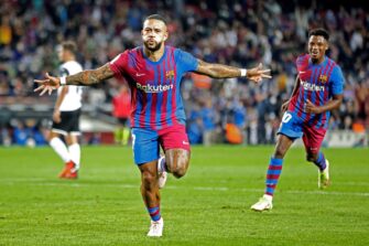 Memphis Depay et Ansu Fati, match FC Barcelone Barça-Valence