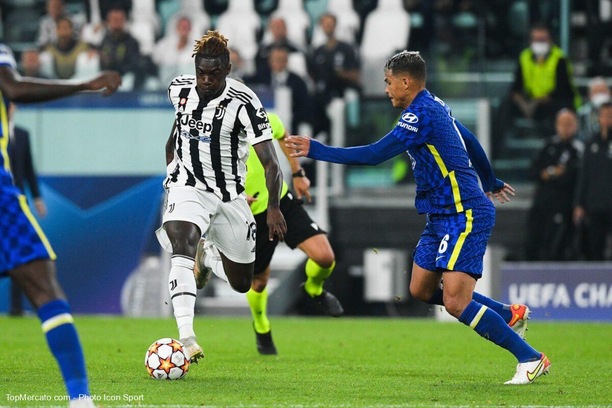 Moise Kean, match Juventus - Chelsea