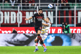 Olivier Giroud, match Milan AC-Hellas Vérone