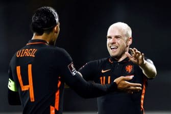 Virgil van Dijk et Davy Klaassen, Pays-Bas