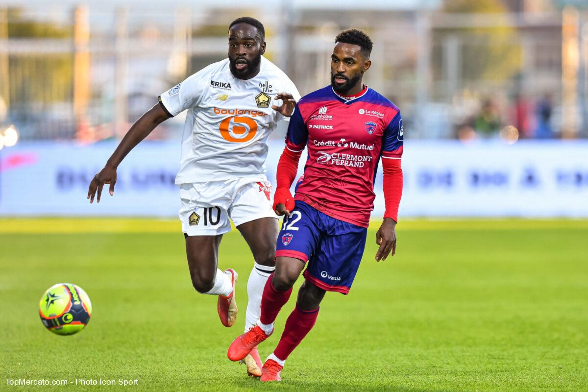 Vital Nsimba et Jonathan Ikoné, match Clermont-Lille LOSC