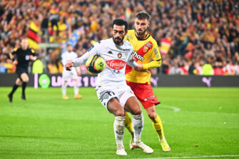Angelo Fulgini et Jonathan Clauss, match Lens Racing Club de Lens-SCO Angers