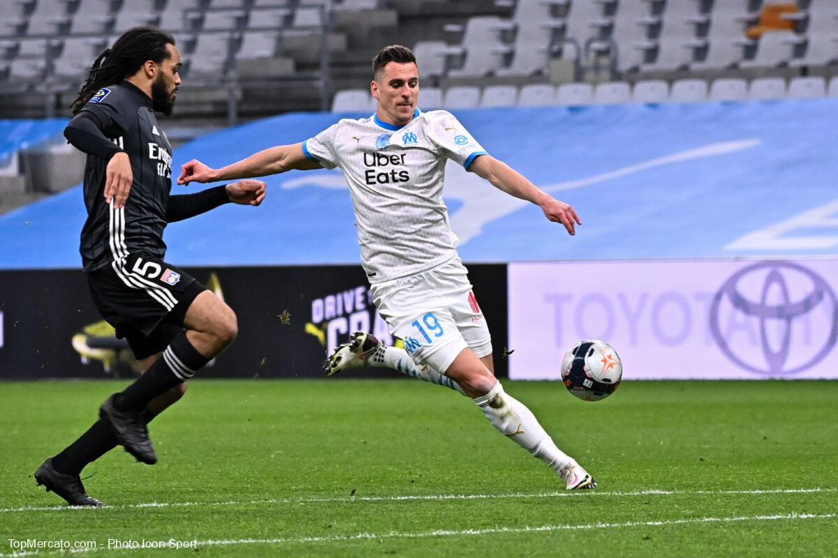 Arkadiusz Milik, match OM Marseille - Lyon OL