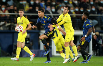 Cristiano Ronaldo, match Villarreal-Man Utd Manchester United