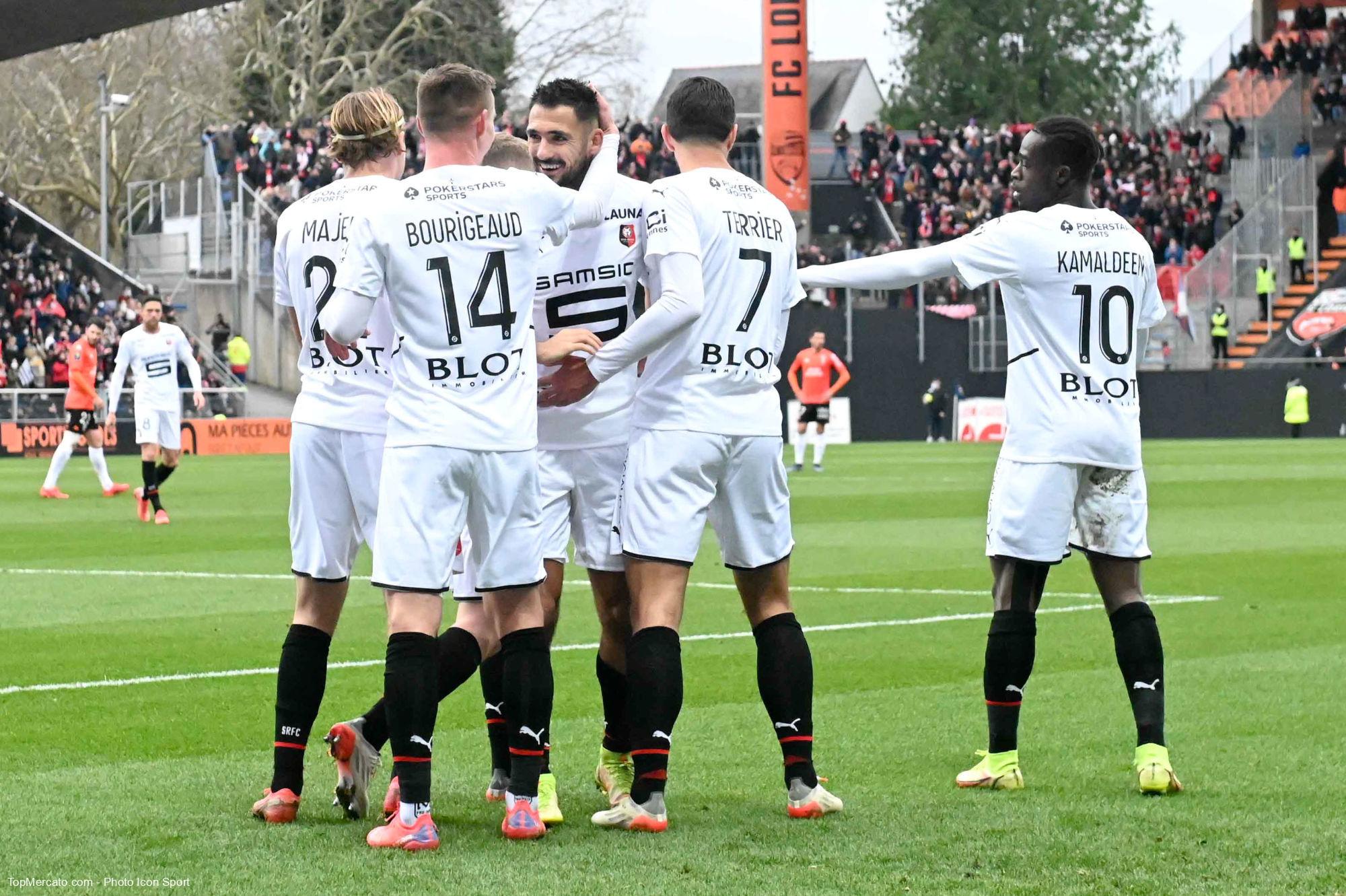 Ligue 1 : Rennes s'impose à Lorient, Brest enchaîne, Monaco et Strasbourg dos à dos