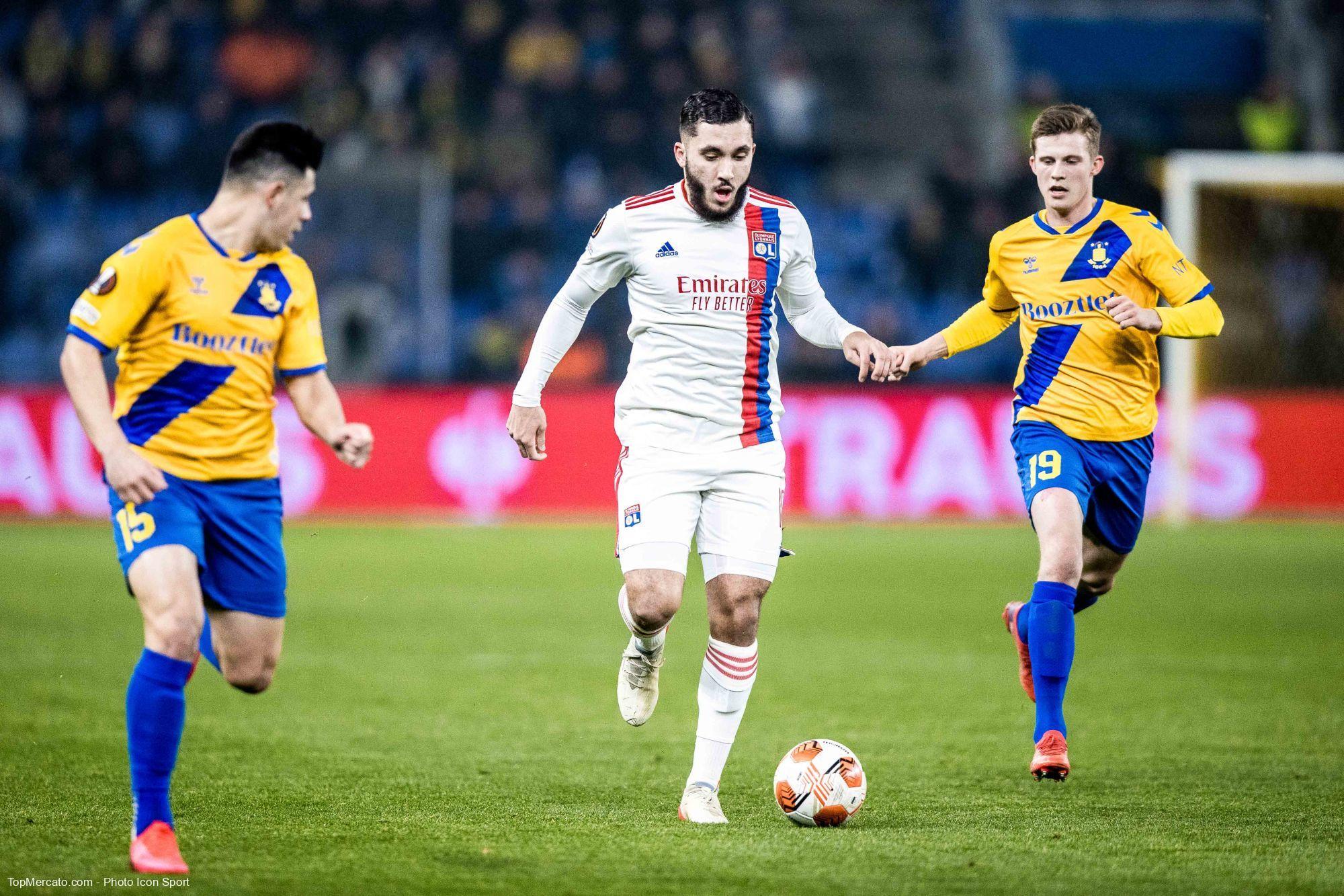 Rayan Cherki, match Brondby-OL Olympique Lyonnais