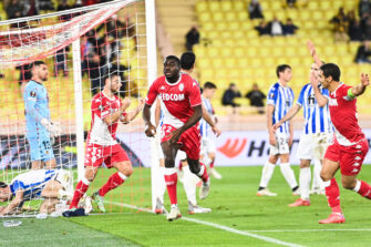 Youssouf Fofana et Wissam Ben Yedder, match ASM Monaco-Real Sociedad