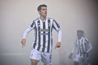 Alvaro Morata, match Bologne-Juventus Turin
