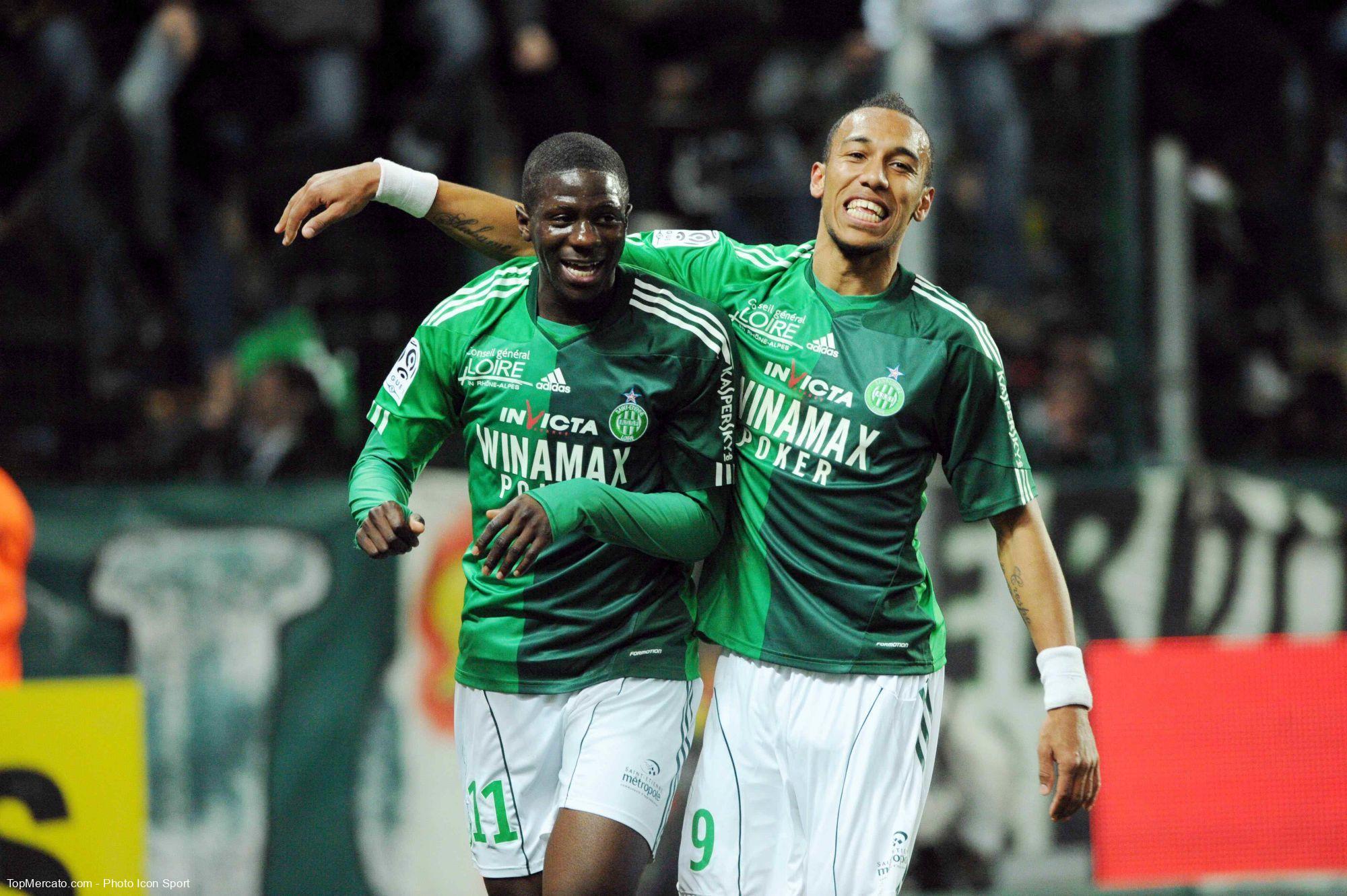 Bakary Sako and Pierre-Emerick Aubameyang, AS Saint-Etienne