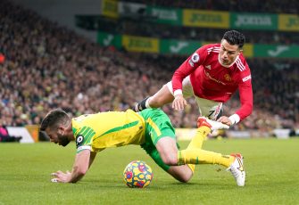 Cristiano Ronaldo, match Norwich City-Man Utd Manchester United