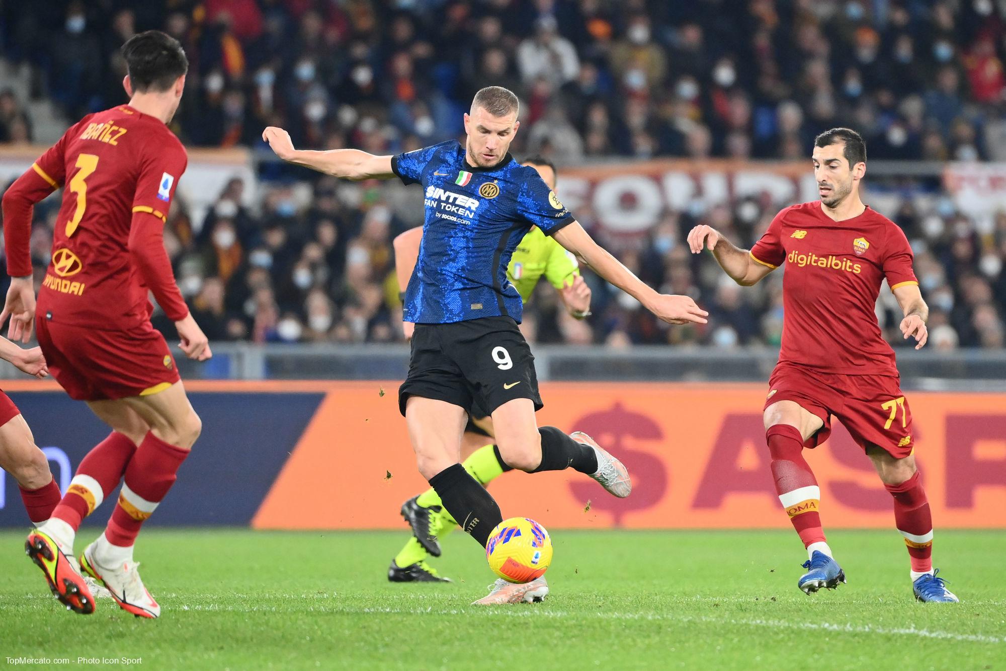 Edin Dzeko, match AS Rome Roma-Inter Milan