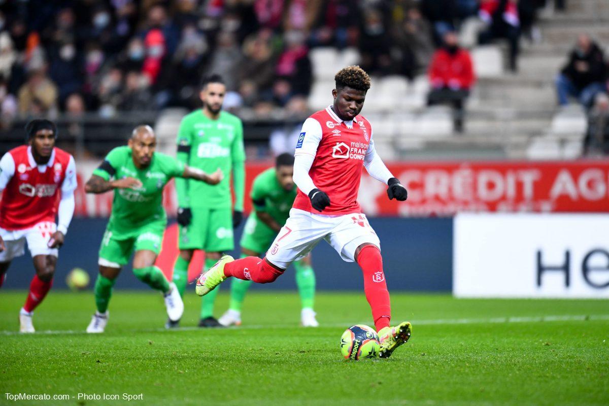 El Bilal Touré, match Stade de Reims-ASSE Saint-Etienne