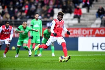El Bilal Touré, match Stade de Reims-ASSE Saint-Etienne