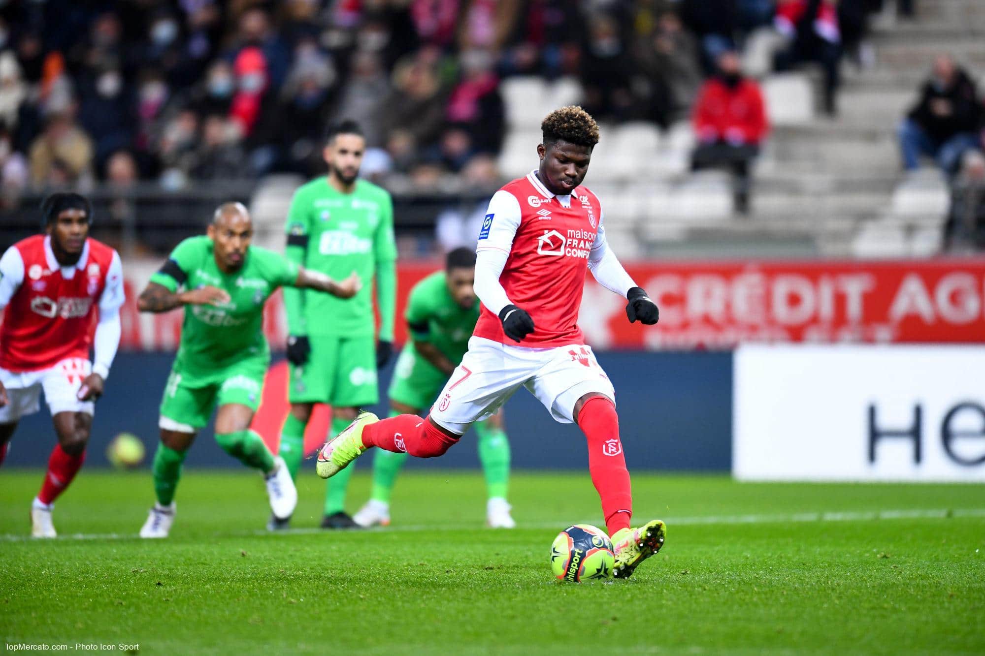 El Bilal Touré, match Stade de Reims-ASSE Saint-Etienne