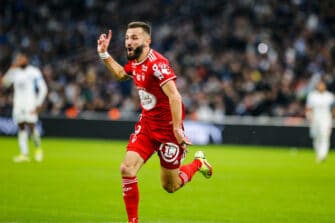 Franck Honorat, match OM Olympique de Marseille-SB29 Stade Brestois