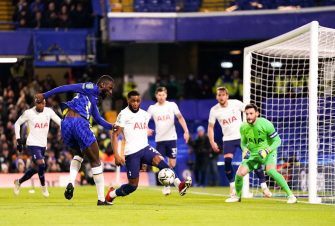 Antonio Rüdiger et Hugo Lloris, match Chelsea-Tottenham