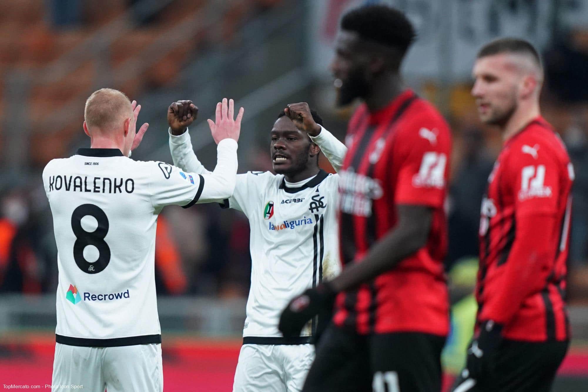 Serie A : l'AC Milan battue par Spezia