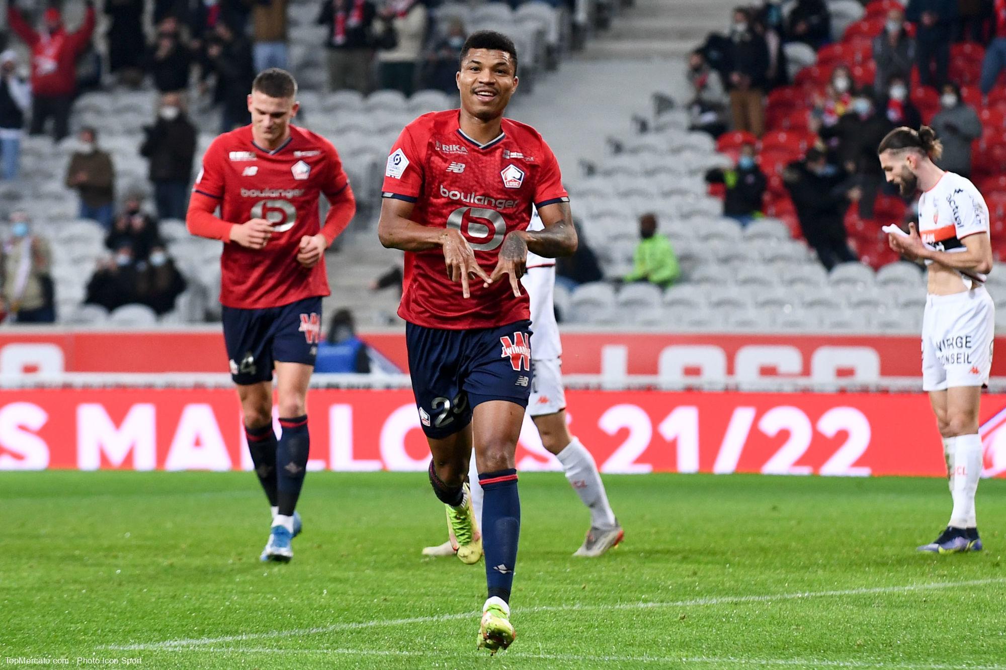 Ligue 1 : Lille déroule contre Lorient, Strasbourg gagne à Clermont, Troyes respire à Montpellier