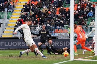 Zlatan Ibrahimovic, match Venezia-Milan AC