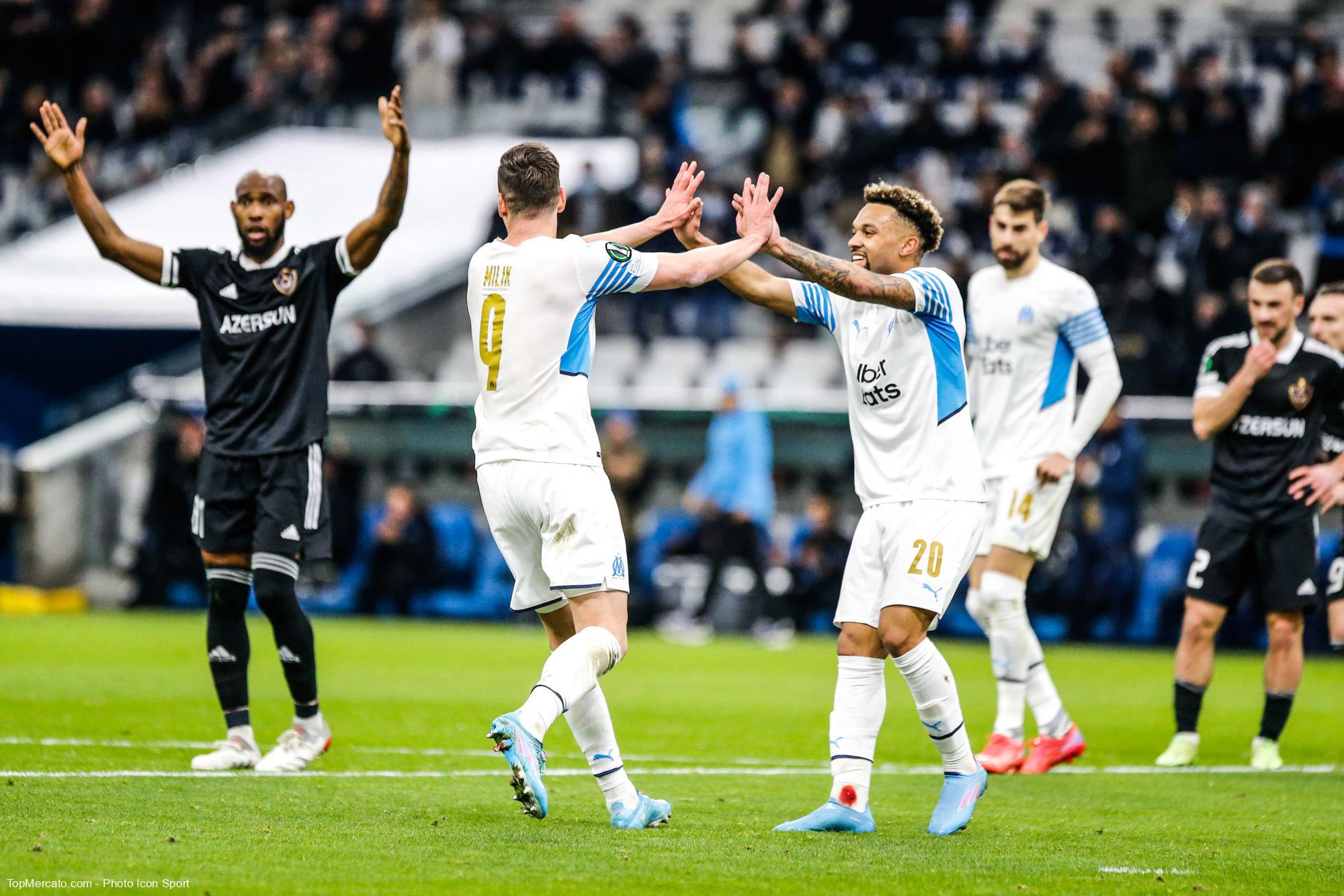 Ligue Europa Conférence : l'OM domine Qarabag avec un doublé de Milik