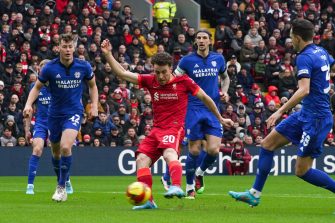 Diogo Jota, match Liverpool-Cardiff City FA Cup