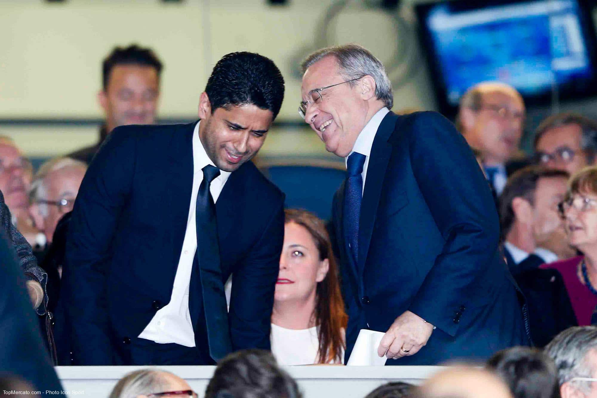 Florentino Perez, Nasser Al-Khelaifi, PSG Real Madrid