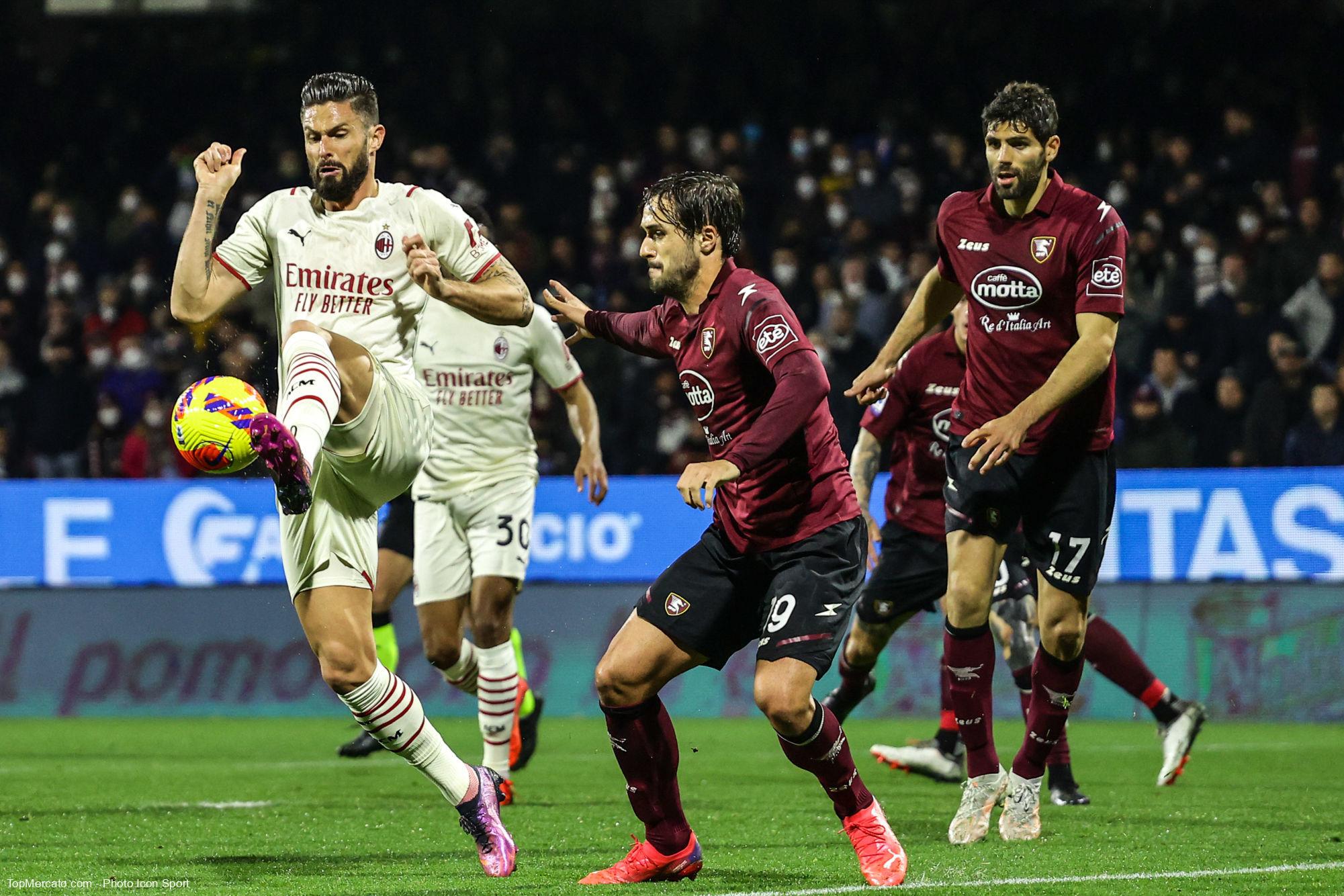 Serie A : l'AC Milan tenu en échec à la Salernitana