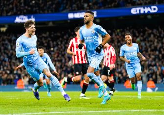 Riyad Mahrez, match Manchester City-Brentford