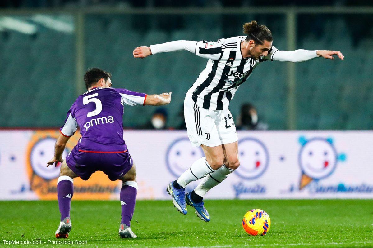 Adrien Rabiot, match Fiorentina-Juventus Turin