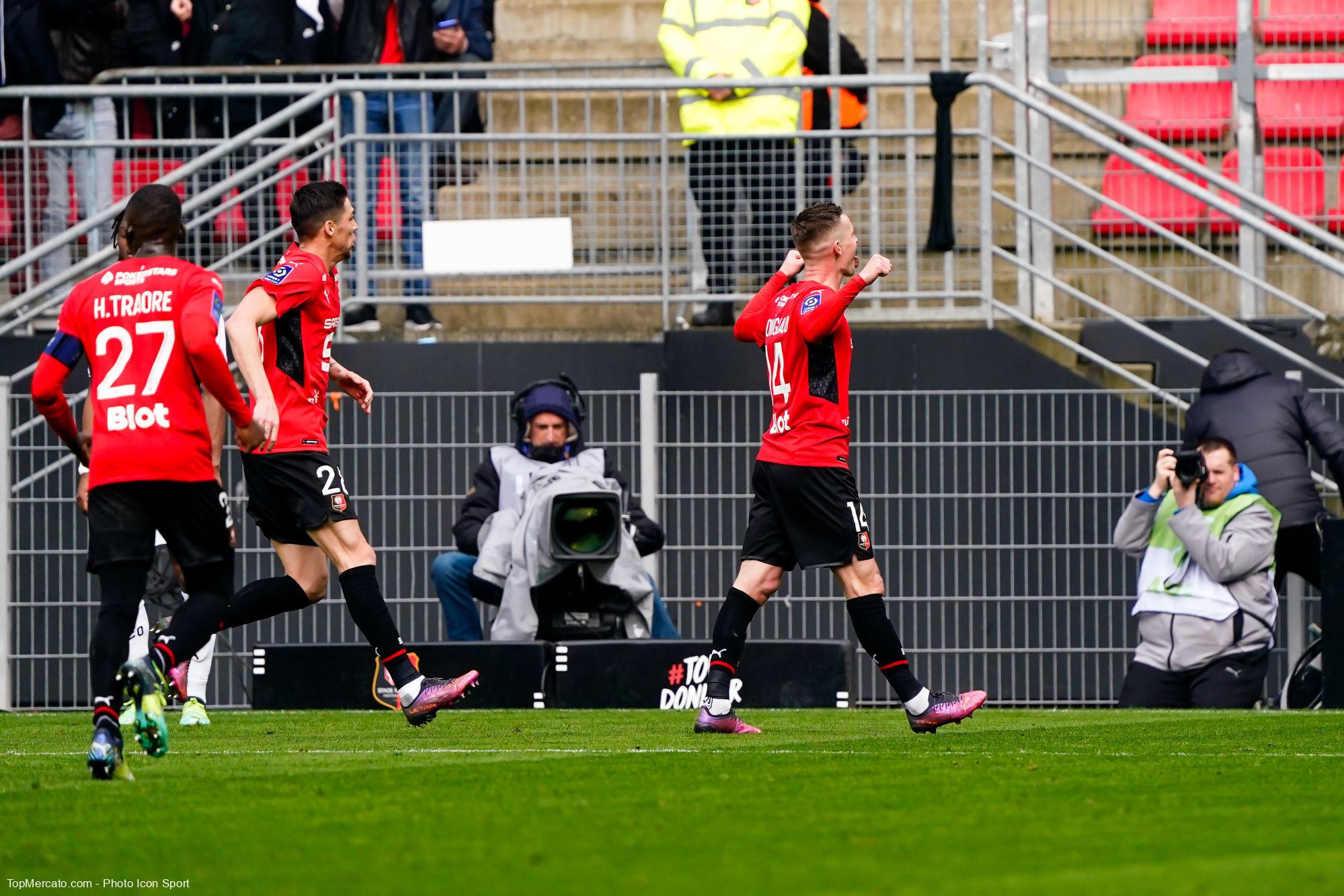 Ligue 1 : Rennes enchaîne contre Angers, Nantes domine Montpellier, Bordeaux s'enfonce contre Troyes