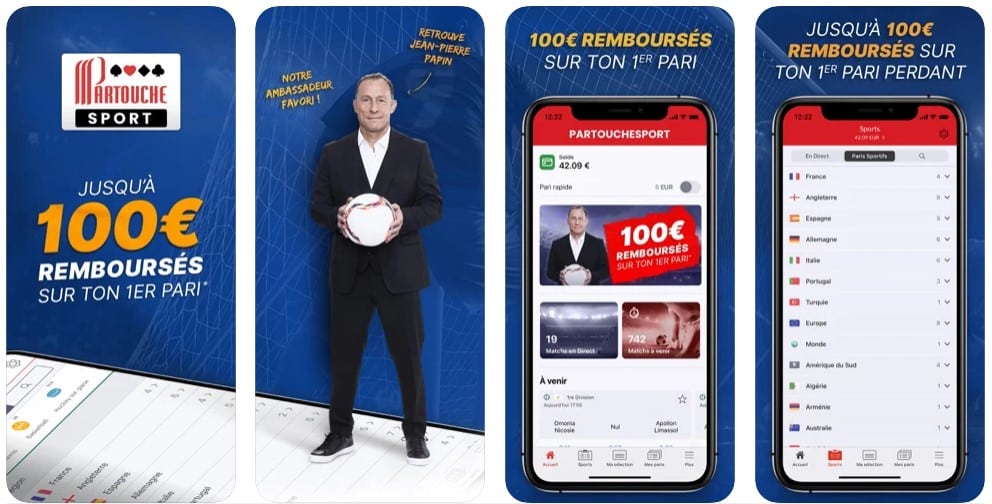 Application partouche sport