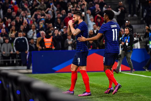 Olivier Giroud, Kingsley Coman, équipe de France