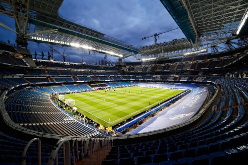 Real Madrid, illustration, Santiago Bernabeu