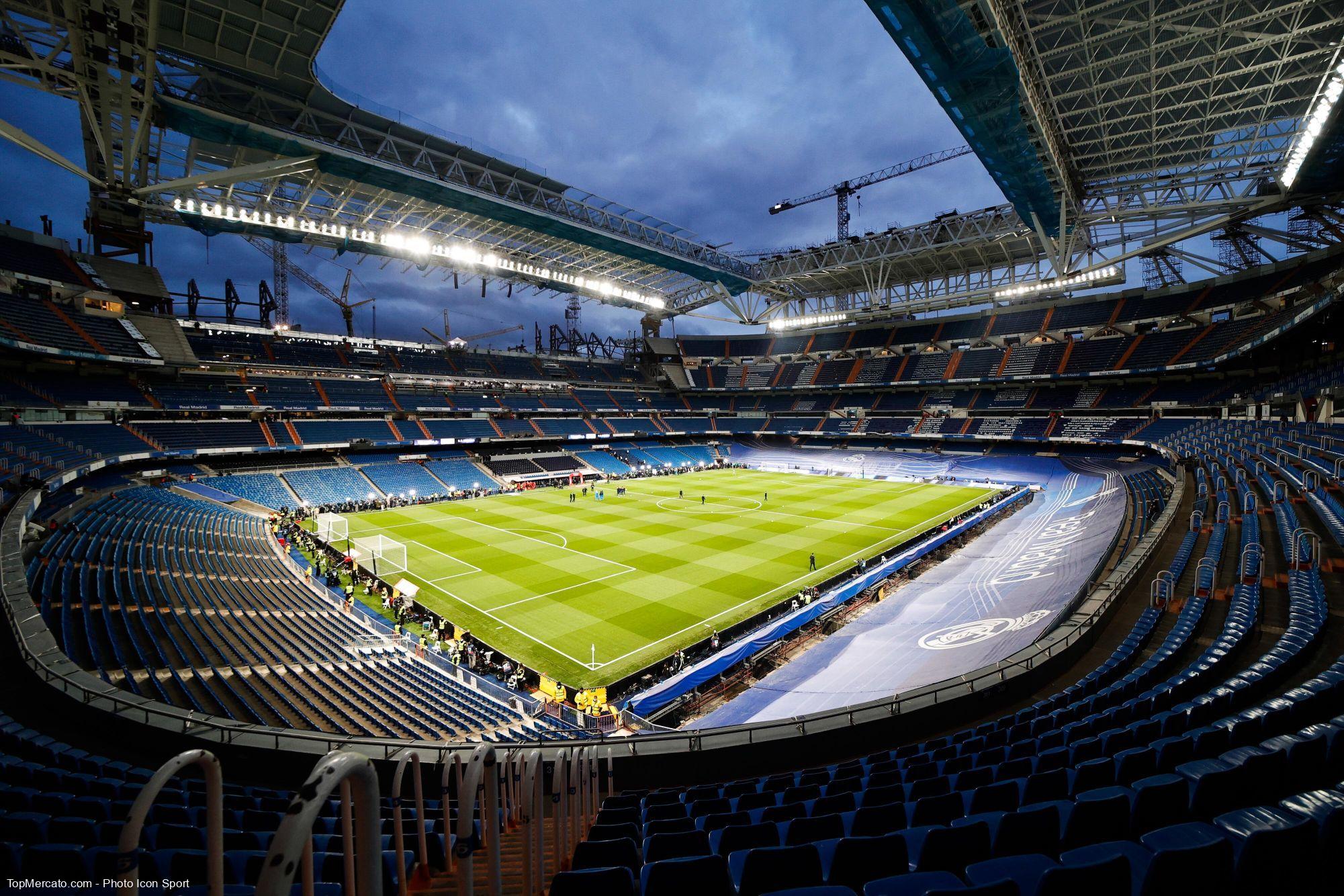 Real Madrid, artwork, Santiago Bernabeu