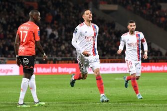 Romain Faivre, match FC Lorient-OL Olympique Lyonnais